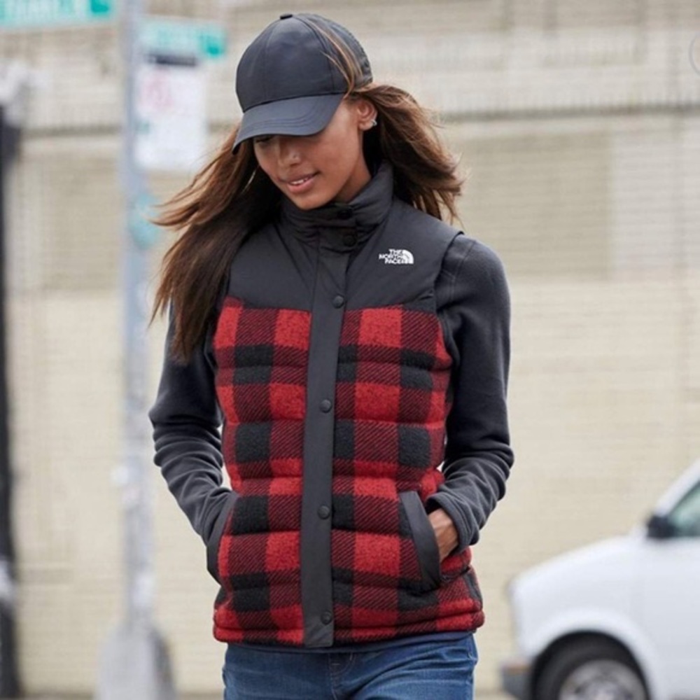 The North Face Plaid Vest